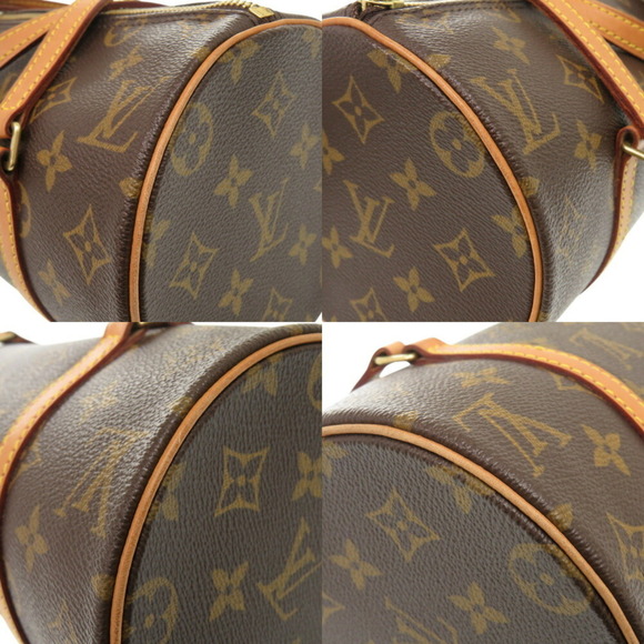 LOUIS VUITTON Brown Monogram Leather Papillon 26 Bag - Picture 5 of 11